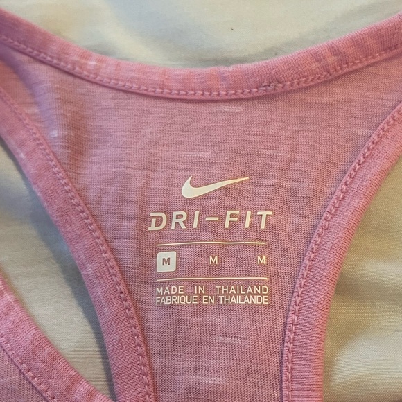 Nike Women’s Racerback Tank Pink - Picture 3 of 3